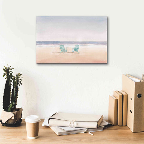 Image of 'Salento Coast II' by James Wiens, Canvas Wall Art,18 x 12