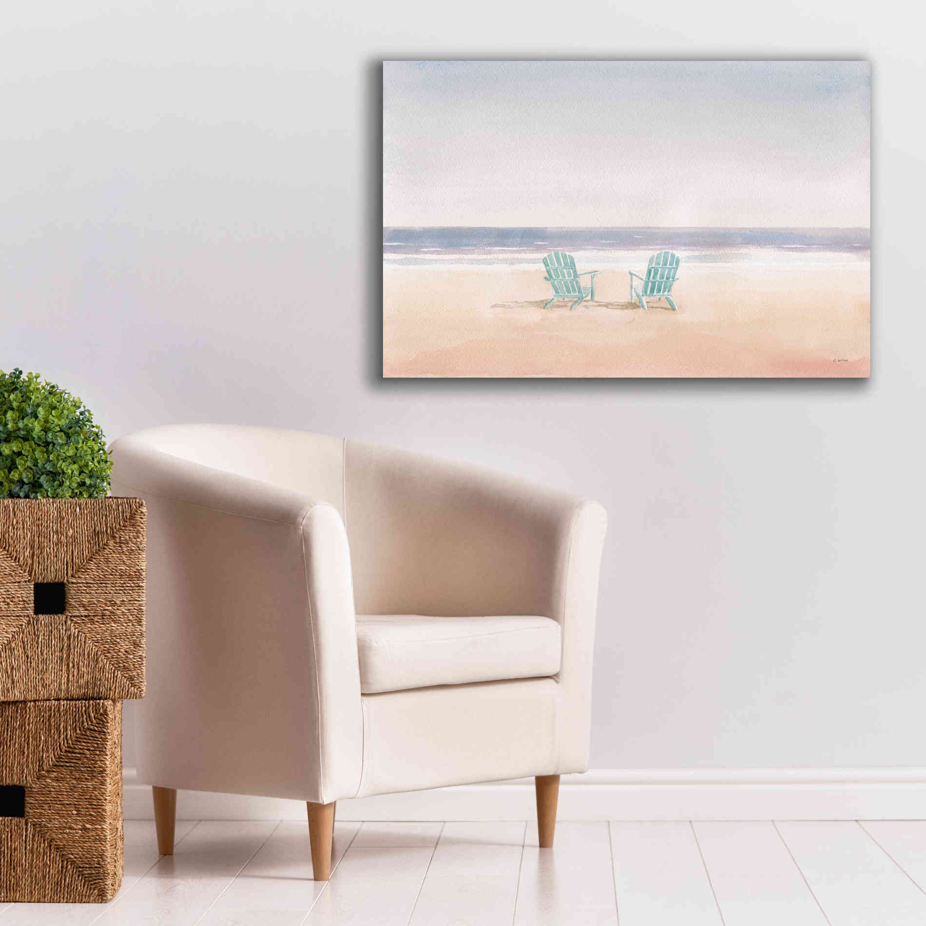 'Salento Coast II' by James Wiens, Canvas Wall Art,40 x 26