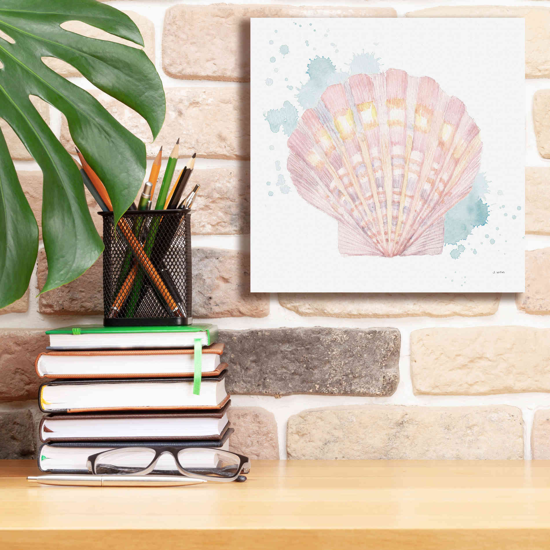 'Salento Coast III' by James Wiens, Canvas Wall Art,12 x 12