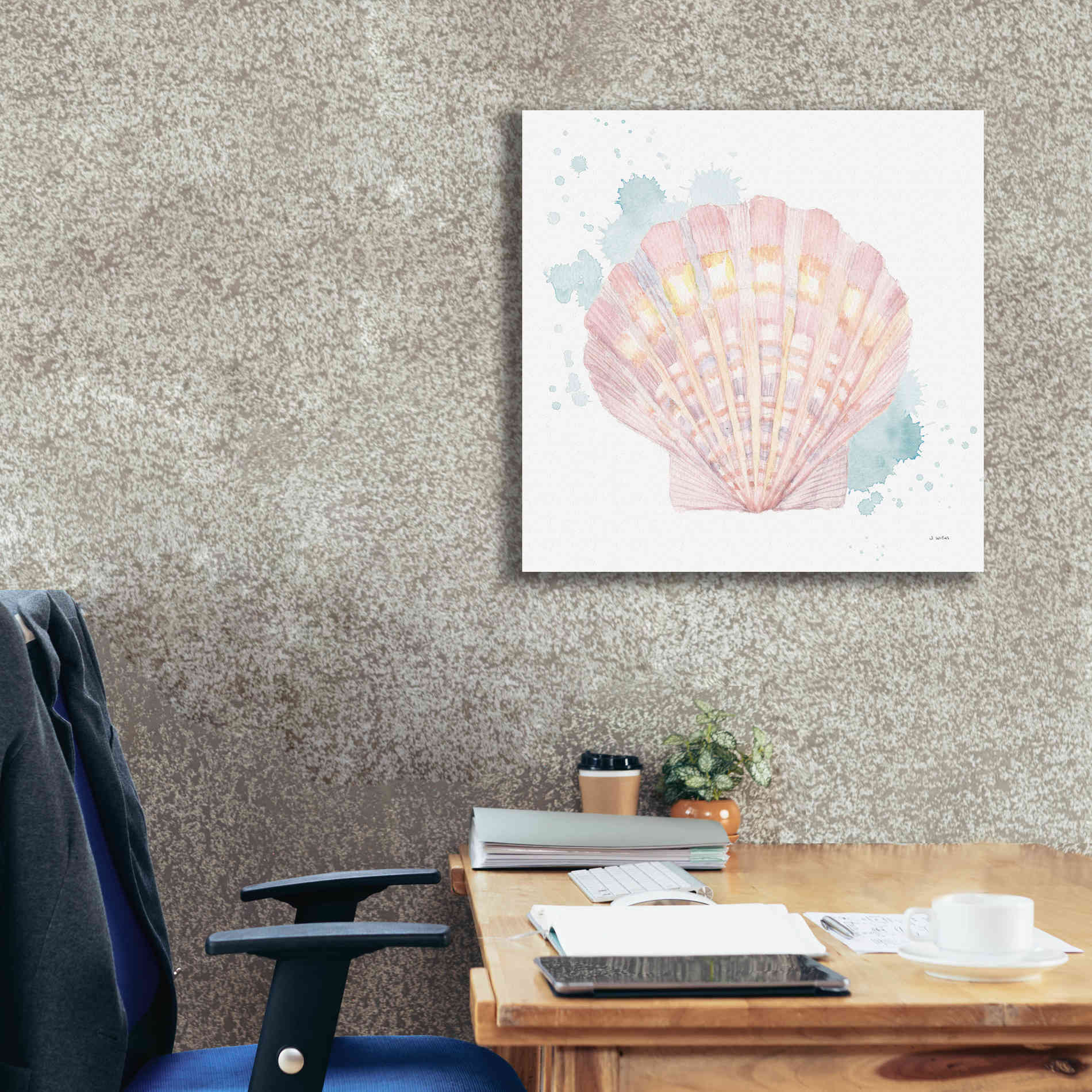 'Salento Coast III' by James Wiens, Canvas Wall Art,26 x 26