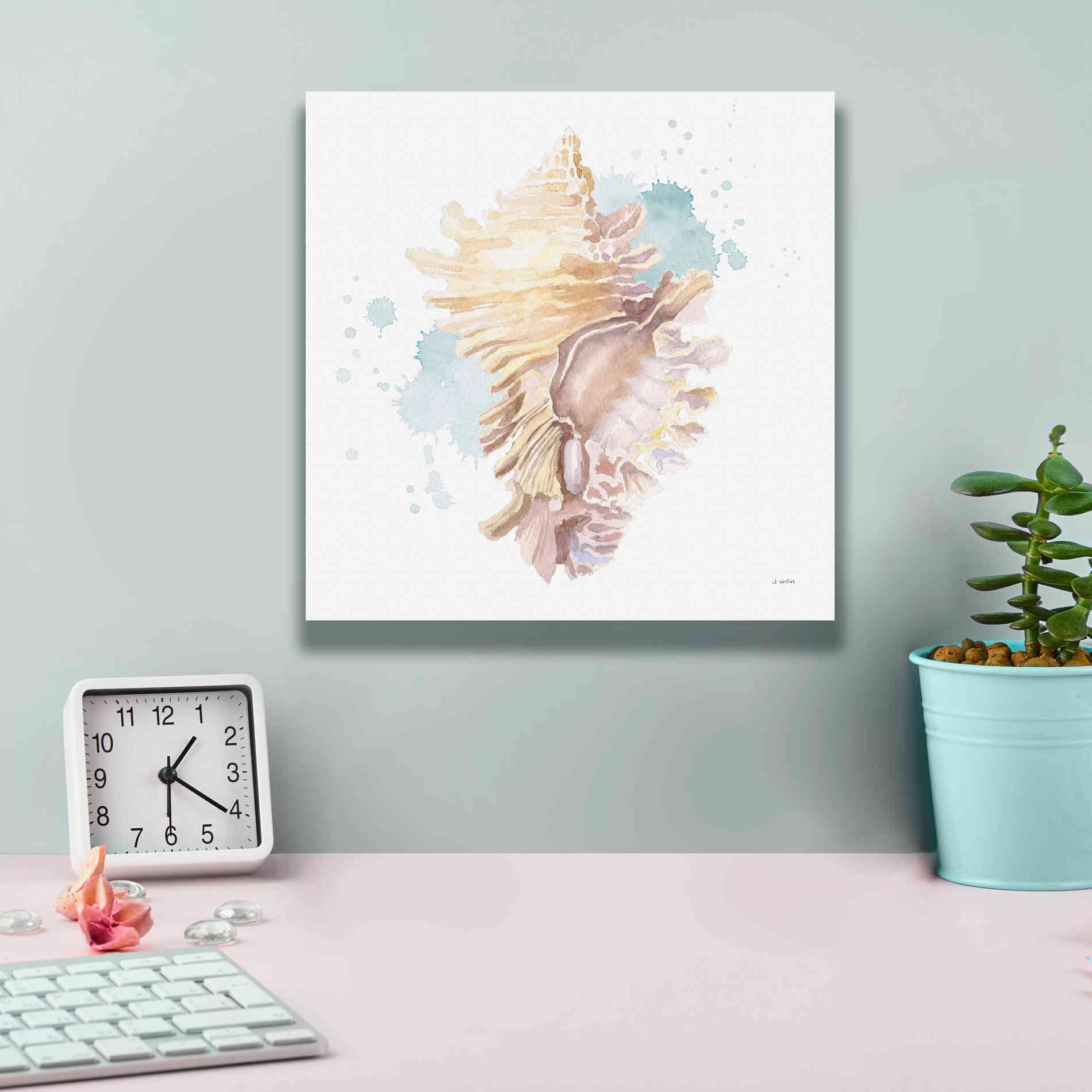 'Salento Coast IV' by James Wiens, Canvas Wall Art,12 x 12