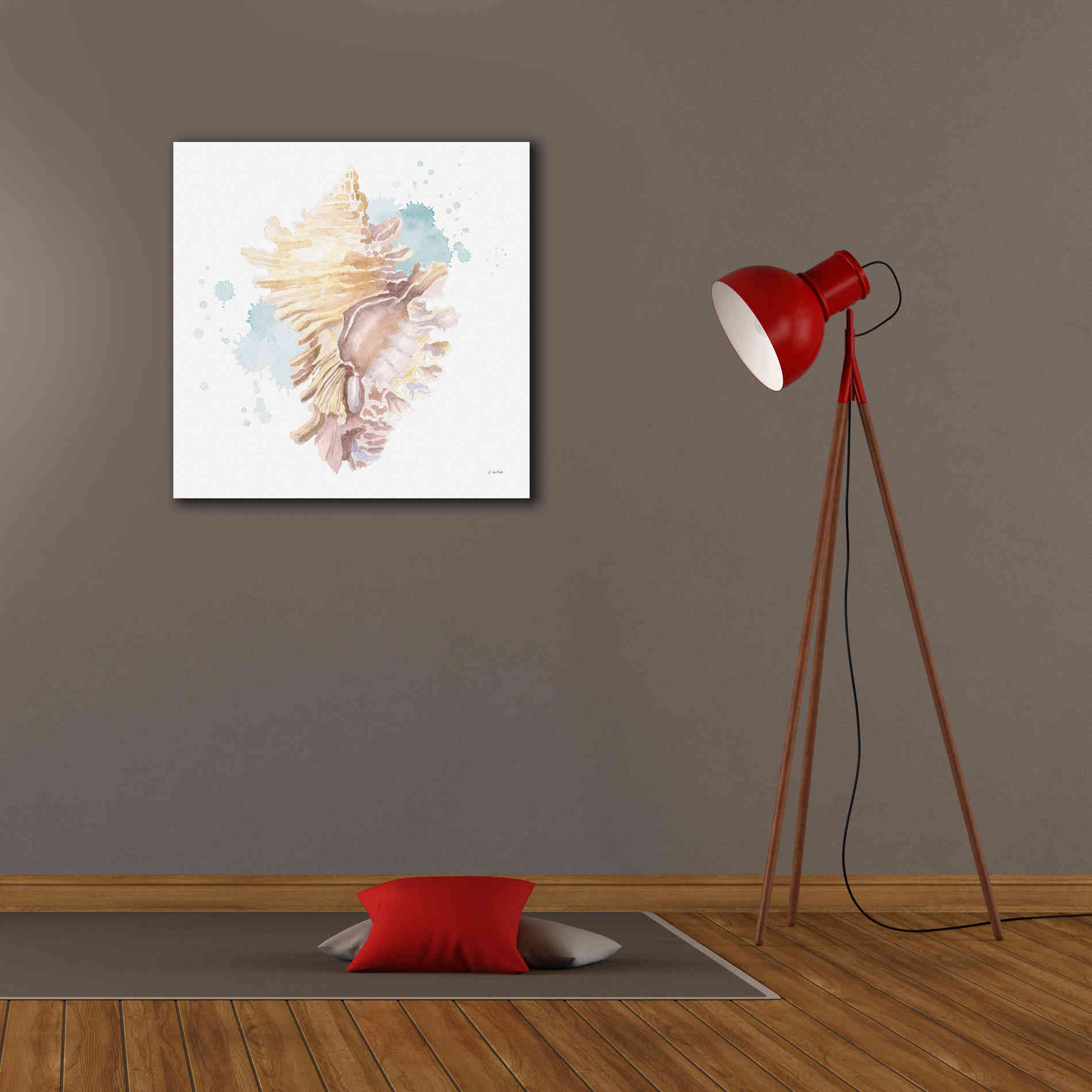 'Salento Coast IV' by James Wiens, Canvas Wall Art,26 x 26