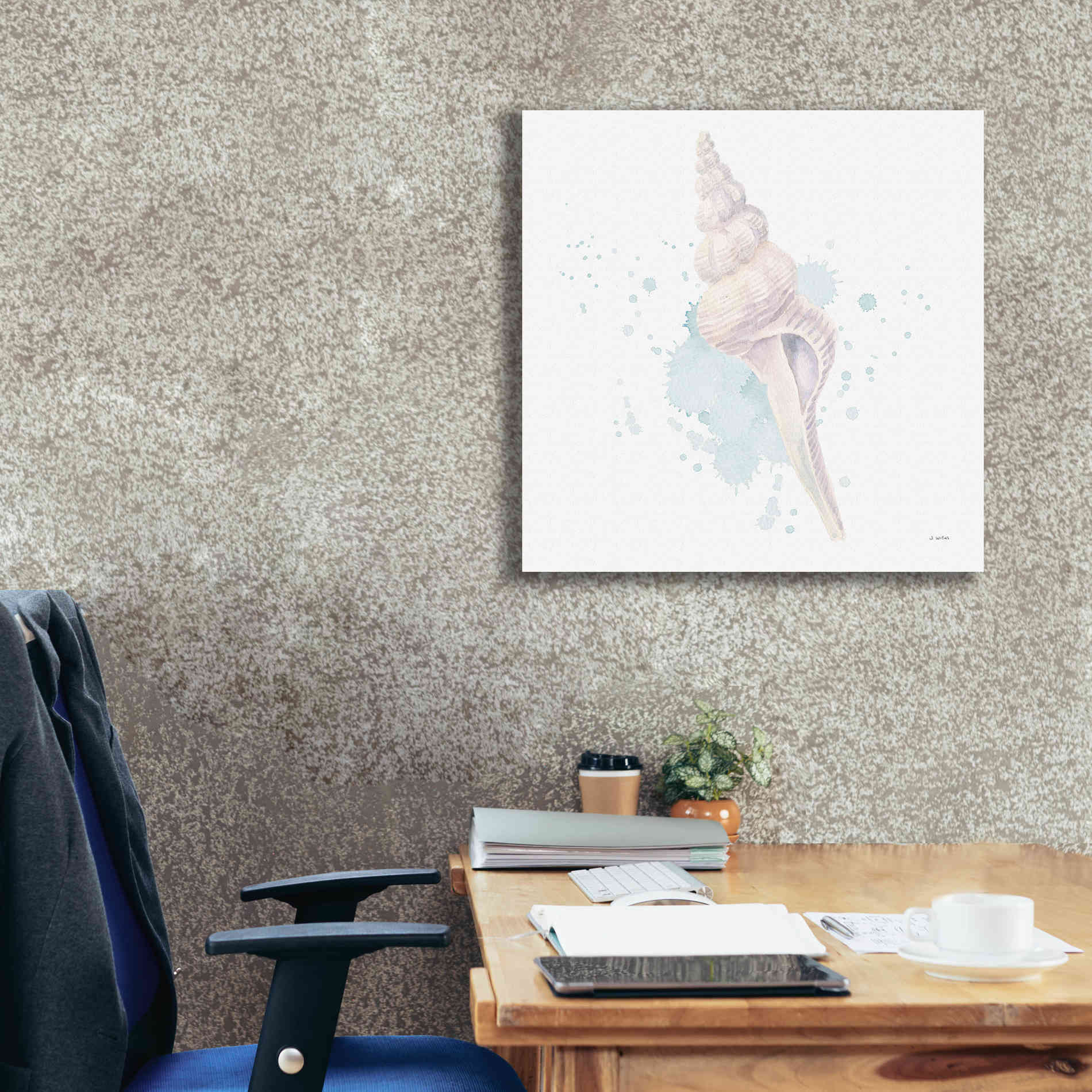 'Salento Coast V' by James Wiens, Canvas Wall Art,26 x 26