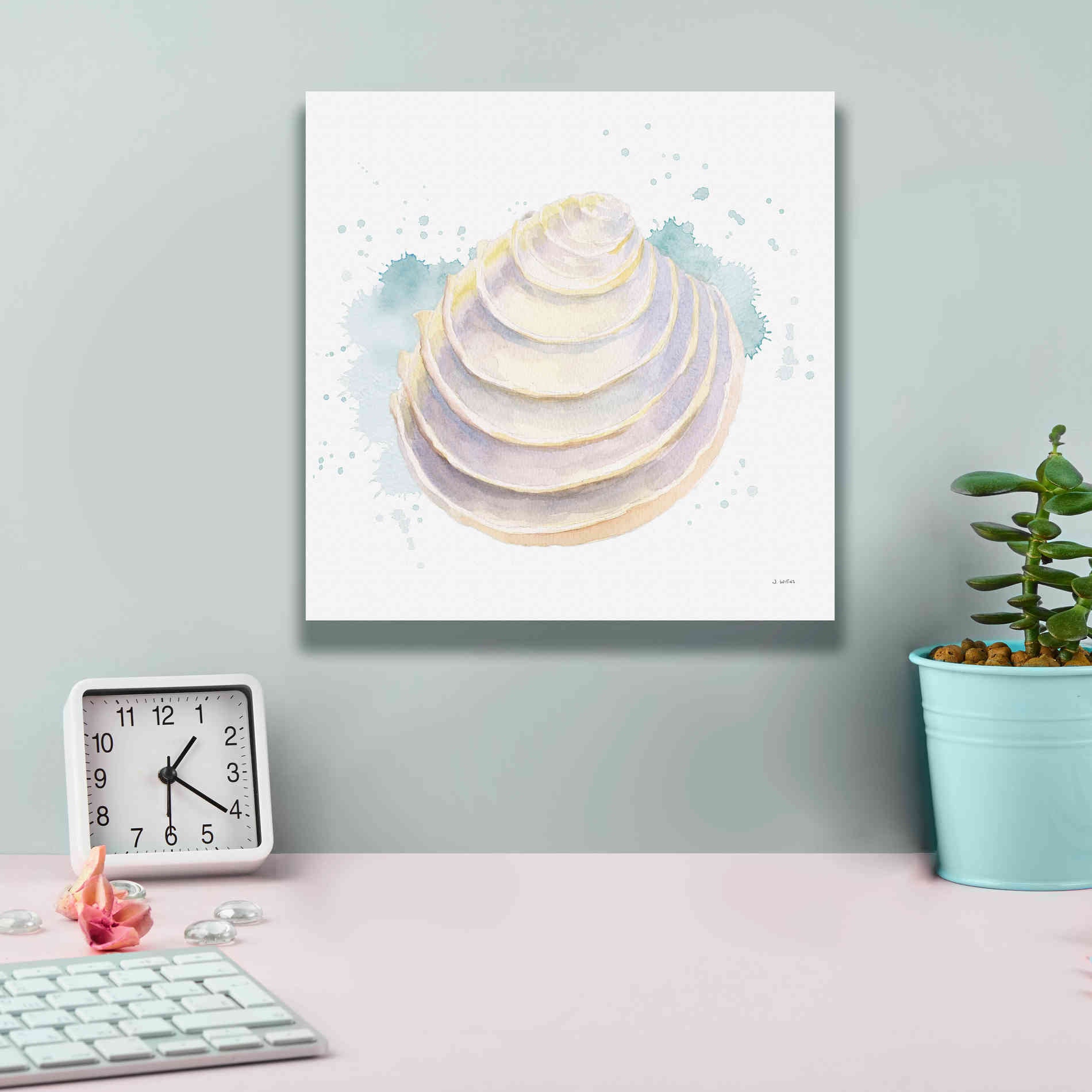 'Salento Coast VI' by James Wiens, Canvas Wall Art,12 x 12