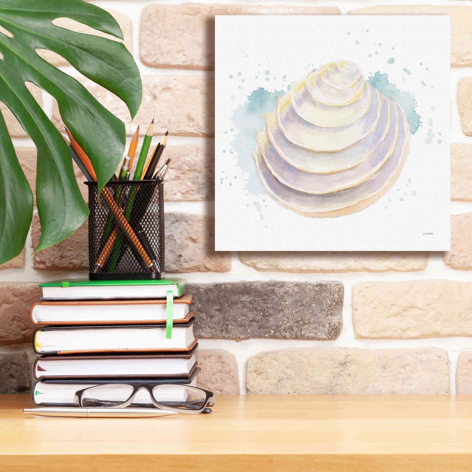 'Salento Coast VI' by James Wiens, Canvas Wall Art,12 x 12