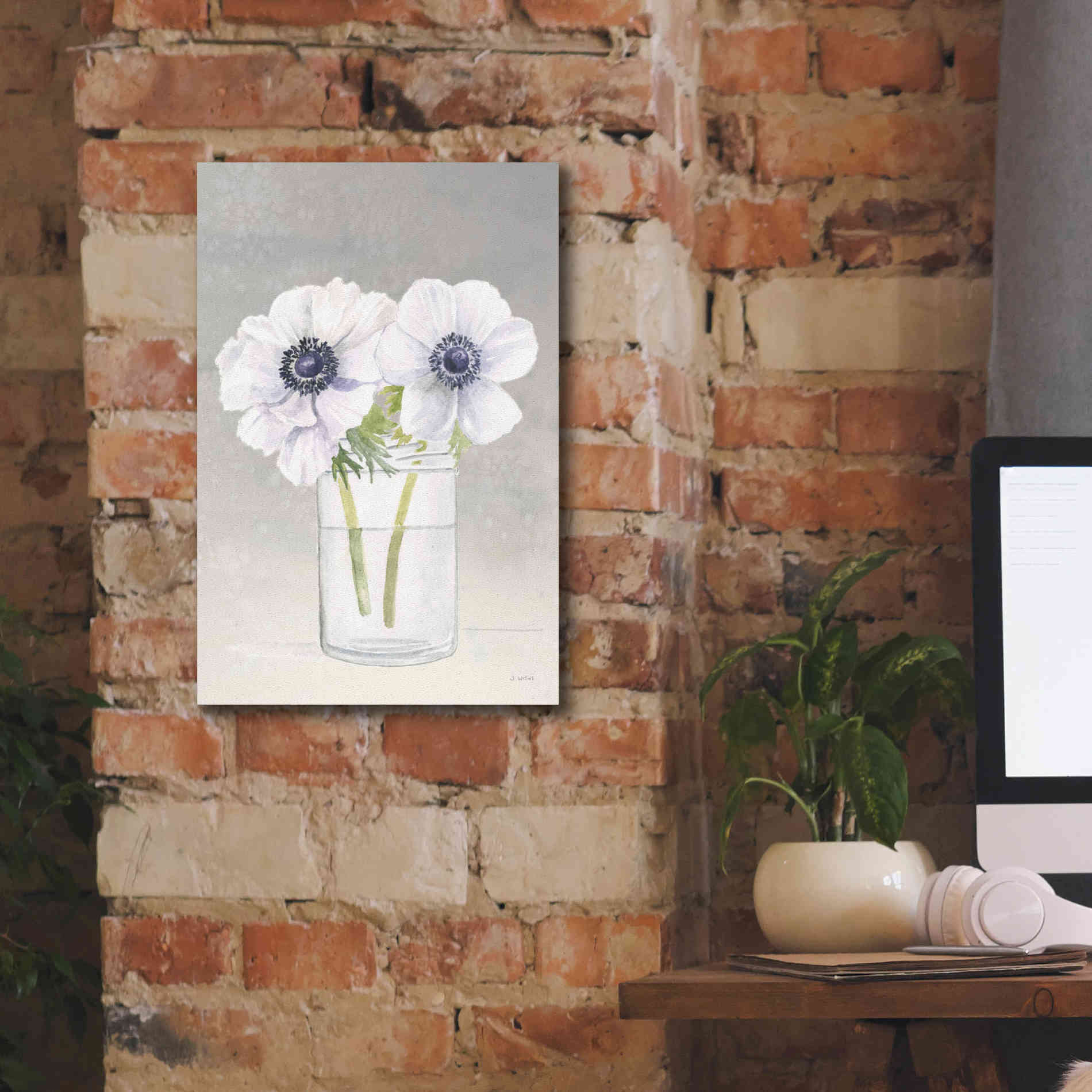 'Tranquil Blossoms I' by James Wiens, Canvas Wall Art,12 x 18