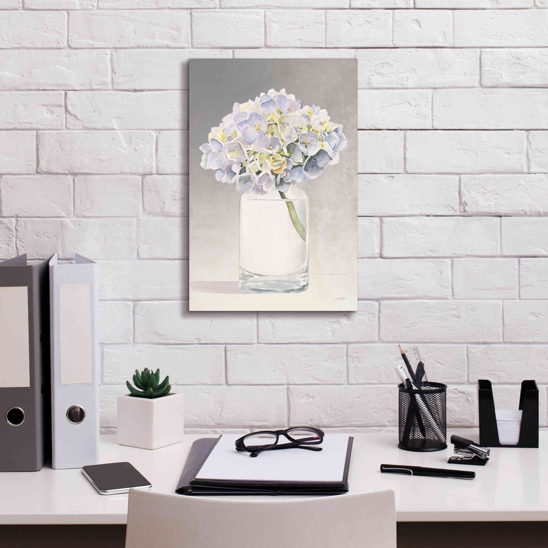 'Tranquil Blossoms III' by James Wiens, Canvas Wall Art,12 x 18