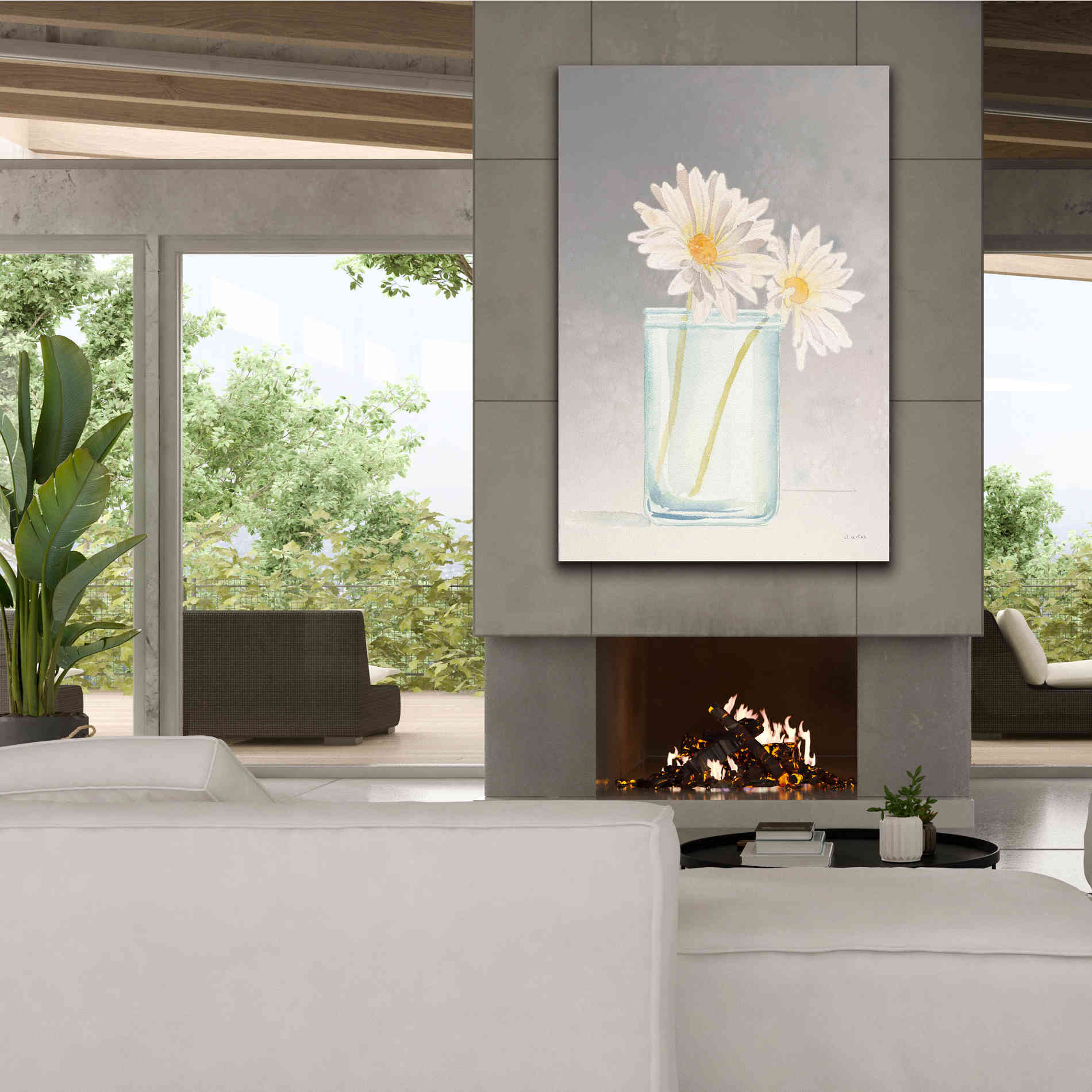 'Tranquil Blossoms IV' by James Wiens, Canvas Wall Art,40 x 60