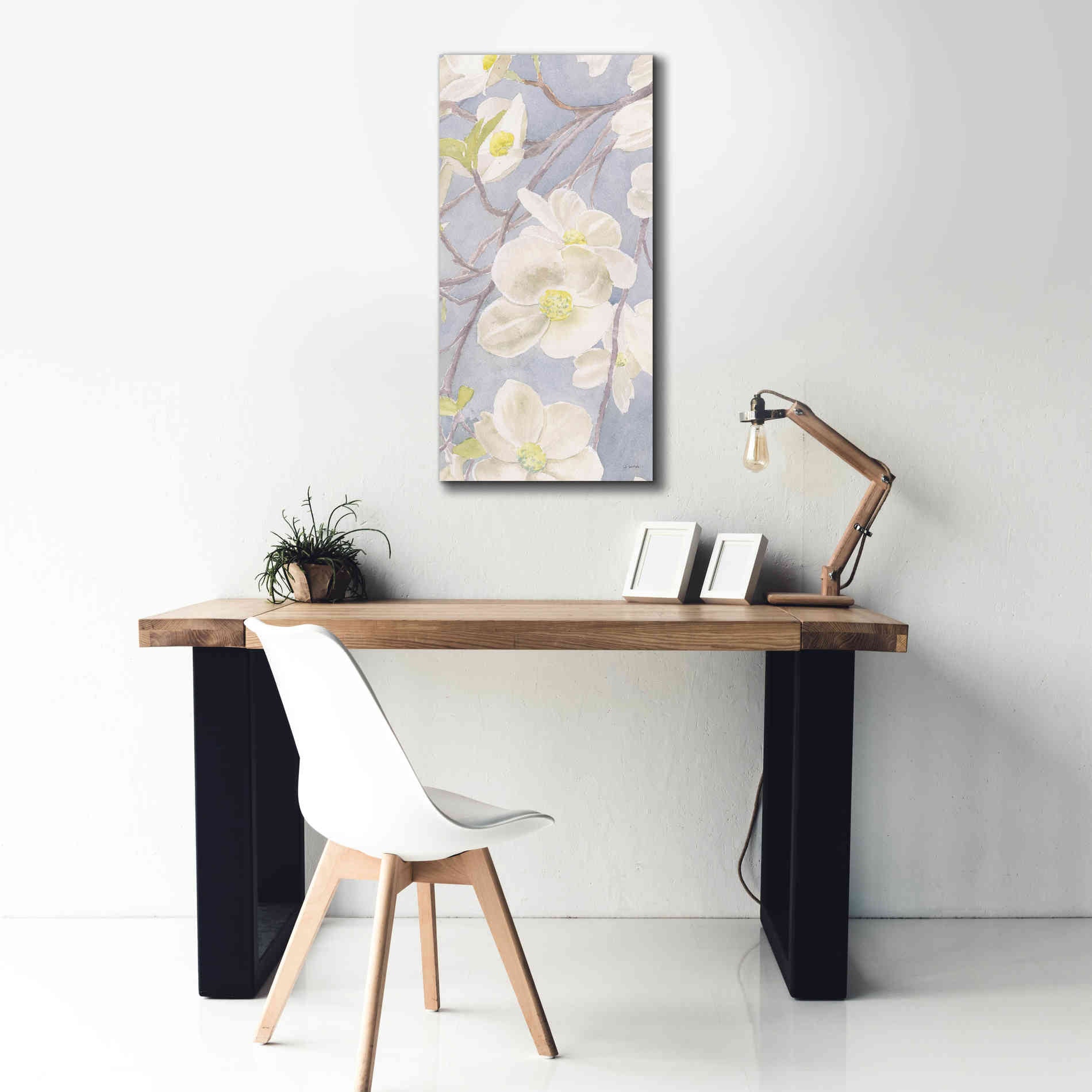 'Breezy Blossoms II' by James Wiens, Canvas Wall Art,20 x 40