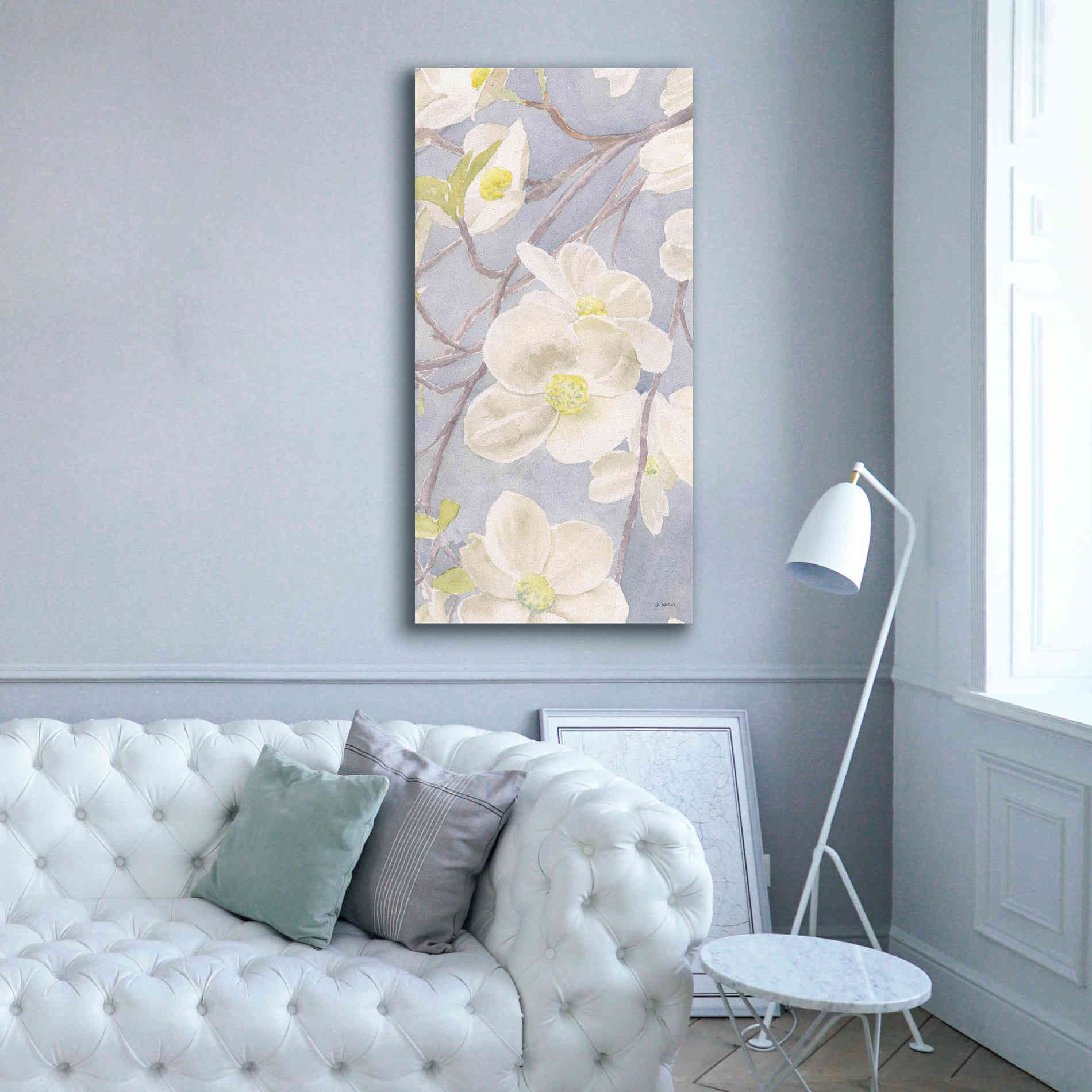 'Breezy Blossoms II' by James Wiens, Canvas Wall Art,30 x 60