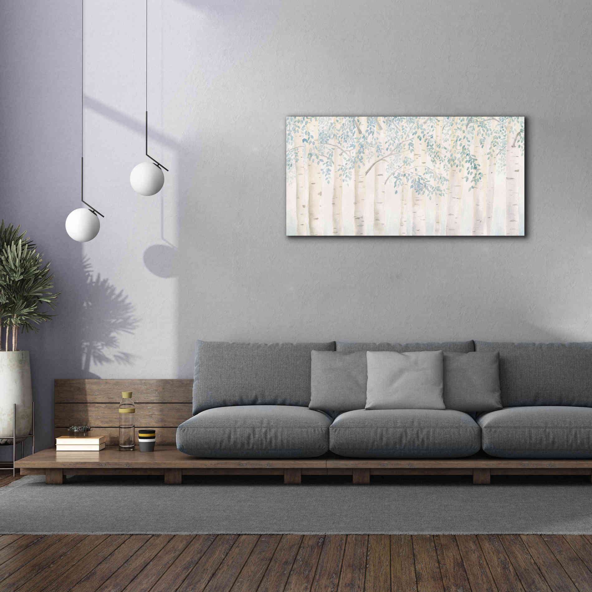 'Fresh Forest' by James Wiens, Canvas Wall Art,60 x 30