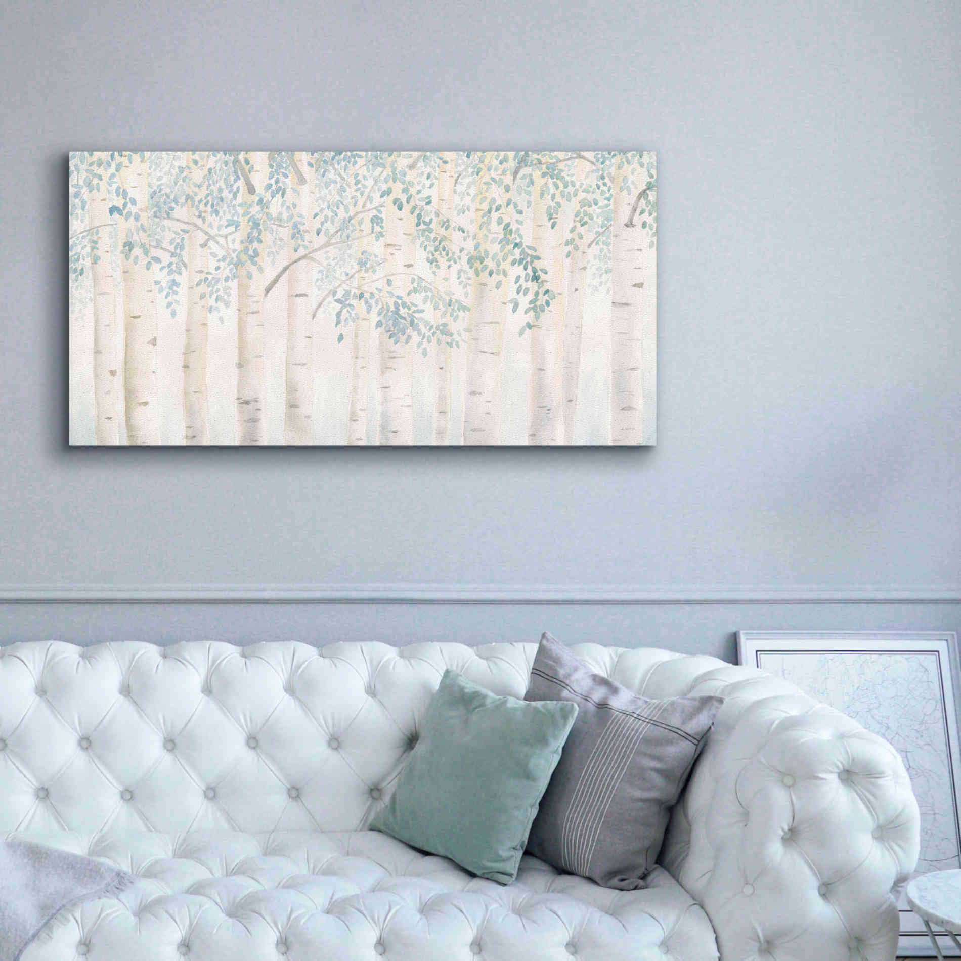 'Fresh Forest' by James Wiens, Canvas Wall Art,60 x 30