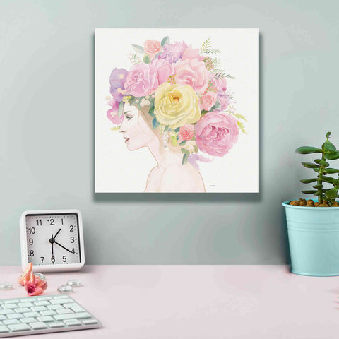 Image of 'Flowers in her Hair' by James Wiens, Canvas Wall Art,12 x 12
