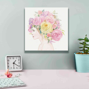 'Flowers in her Hair' by James Wiens, Canvas Wall Art,12 x 12