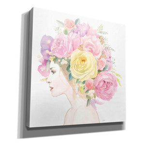 'Flowers in her Hair' by James Wiens, Canvas Wall Art,12x12x1.1x0,18x18x1.1x0,26x26x1.74x0,37x37x1.74x0