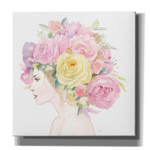 Image of 'Flowers in her Hair' by James Wiens, Canvas Wall Art,12x12x1.1x0,18x18x1.1x0,26x26x1.74x0,37x37x1.74x0