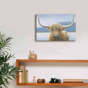 'Highland Cow' by James Wiens, Canvas Wall Art,18 x 12