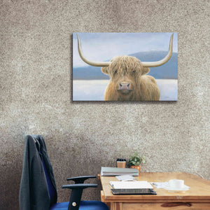 'Highland Cow' by James Wiens, Canvas Wall Art,40 x 26