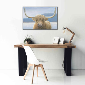 'Highland Cow' by James Wiens, Canvas Wall Art,40 x 26