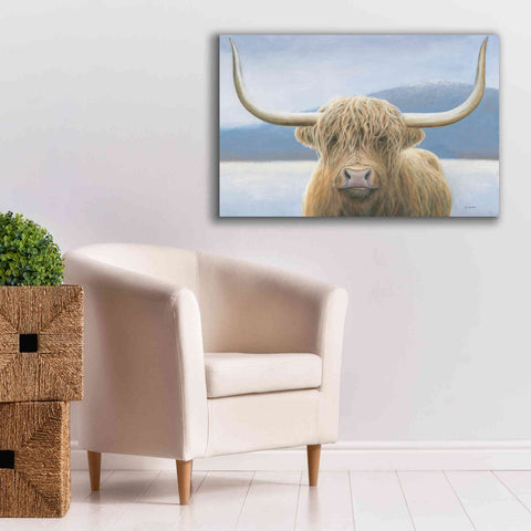 Image of 'Highland Cow' by James Wiens, Canvas Wall Art,40 x 26