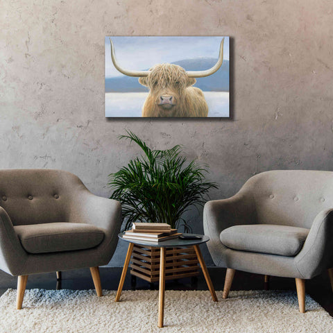 Image of 'Highland Cow' by James Wiens, Canvas Wall Art,40 x 26