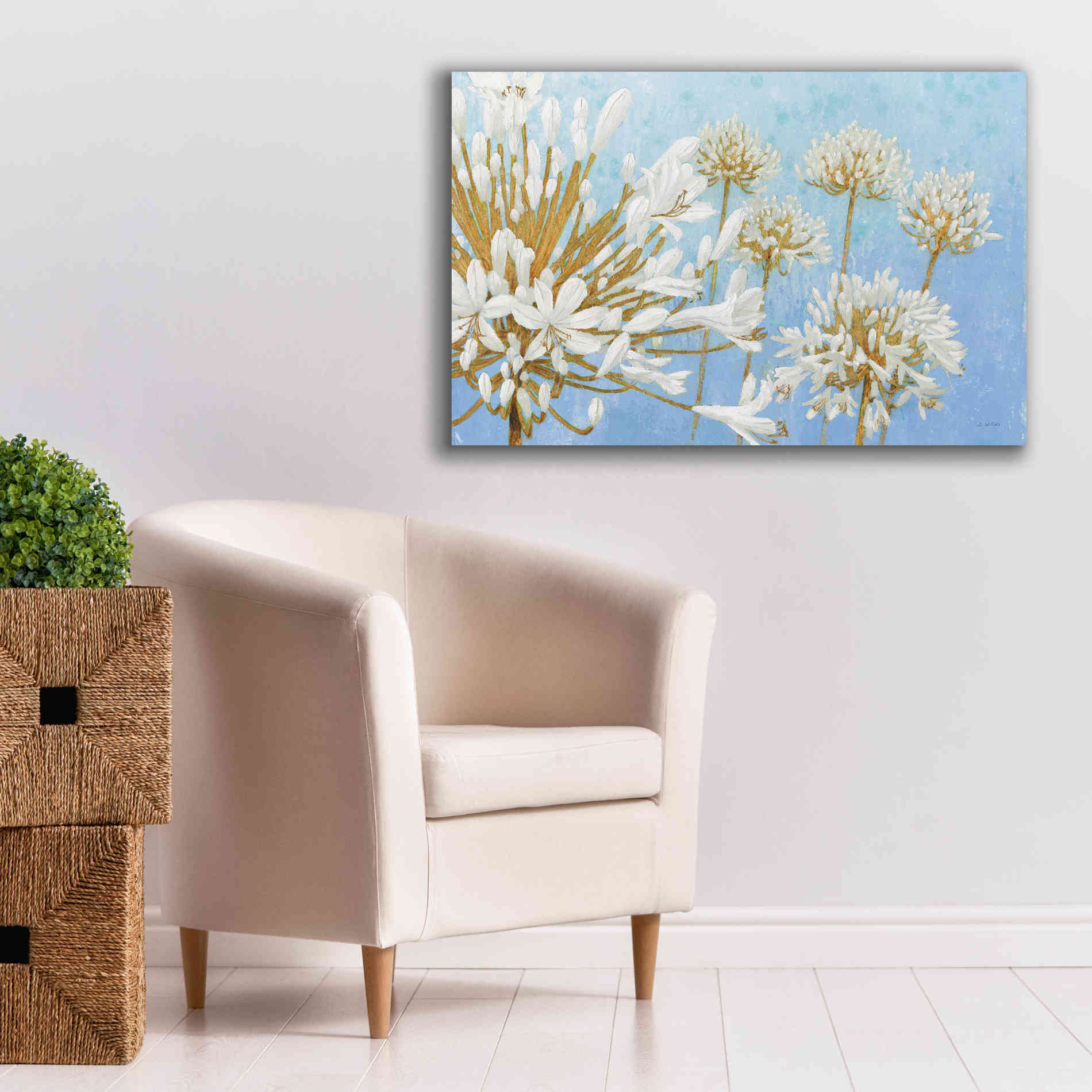 'Golden Spring' by James Wiens, Canvas Wall Art,40 x 26