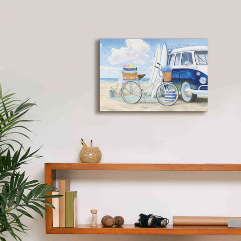 Image of 'Beach Time I' by James Wiens, Canvas Wall Art,18 x 12