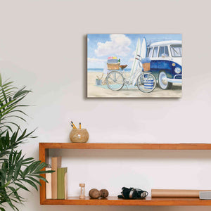 'Beach Time I' by James Wiens, Canvas Wall Art,18 x 12