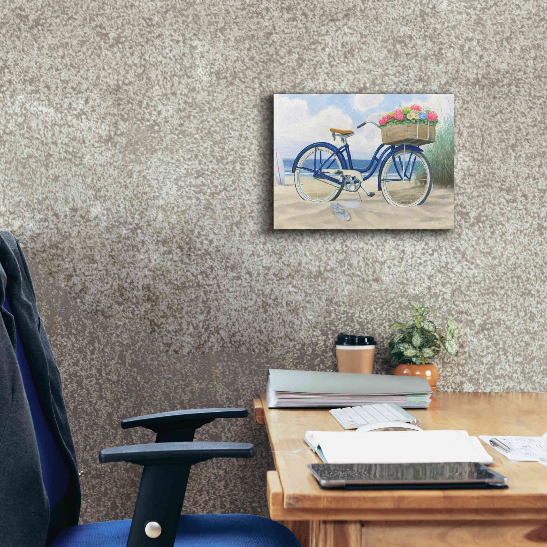 'Beach Time II' by James Wiens, Canvas Wall Art,16 x 12