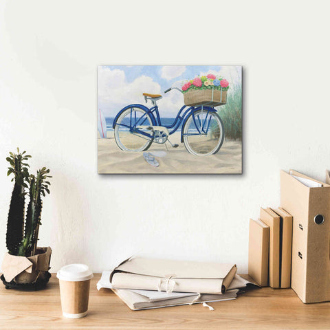 Image of 'Beach Time II' by James Wiens, Canvas Wall Art,16 x 12
