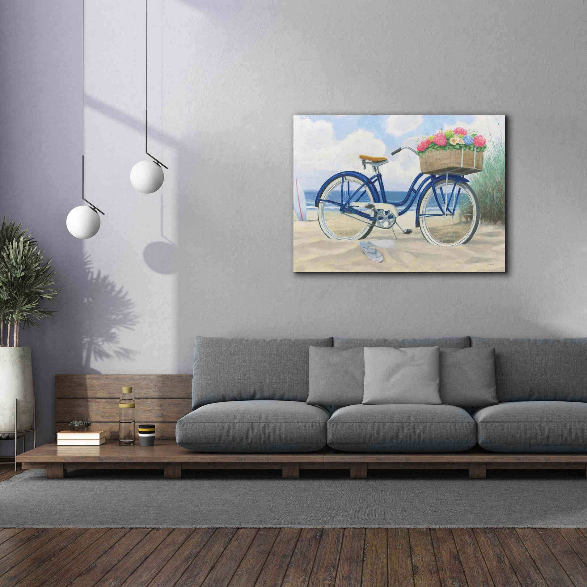 'Beach Time II' by James Wiens, Canvas Wall Art,54 x 40