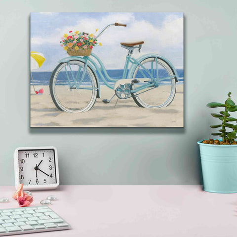 Image of 'Beach Time III' by James Wiens, Canvas Wall Art,16 x 12