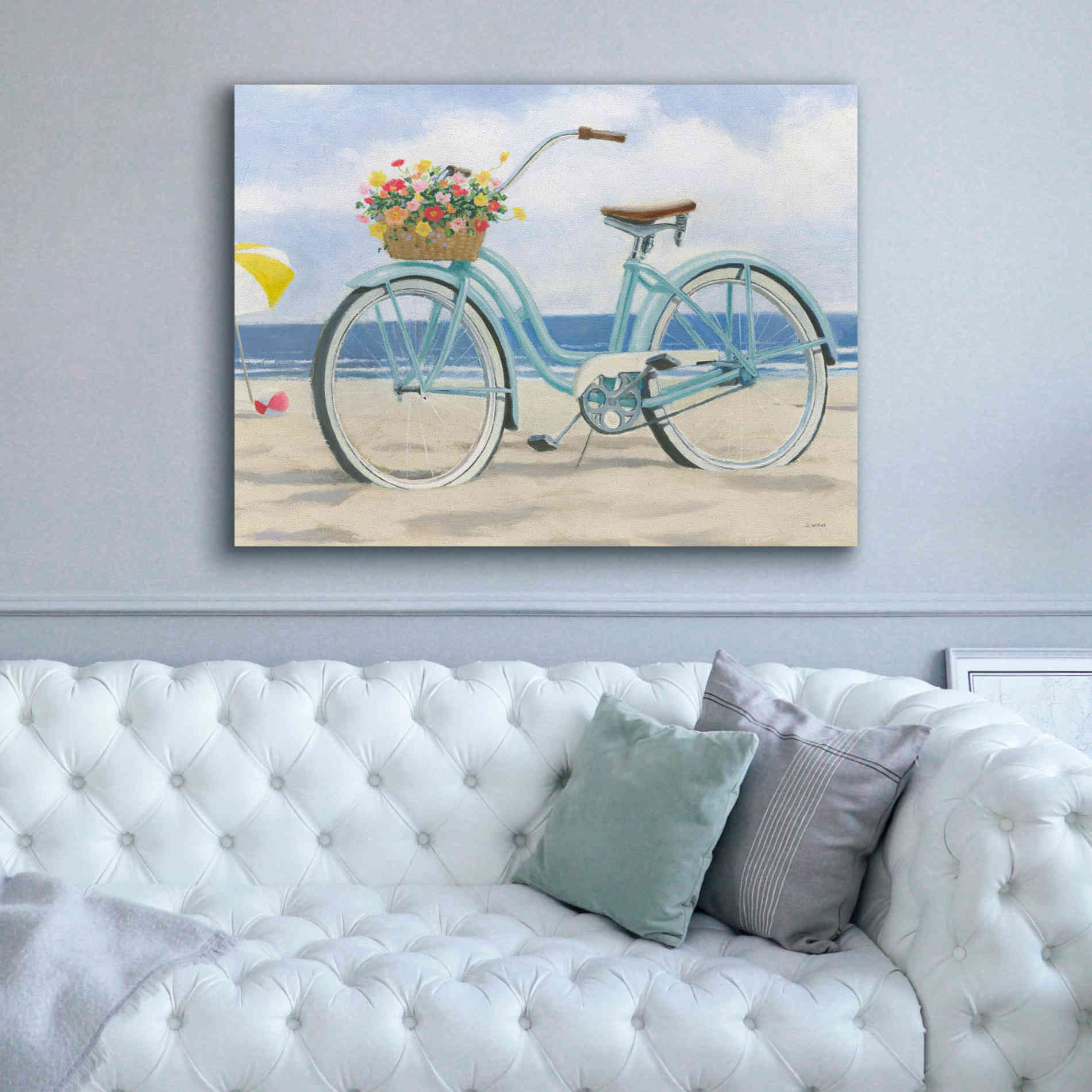 'Beach Time III' by James Wiens, Canvas Wall Art,54 x 40