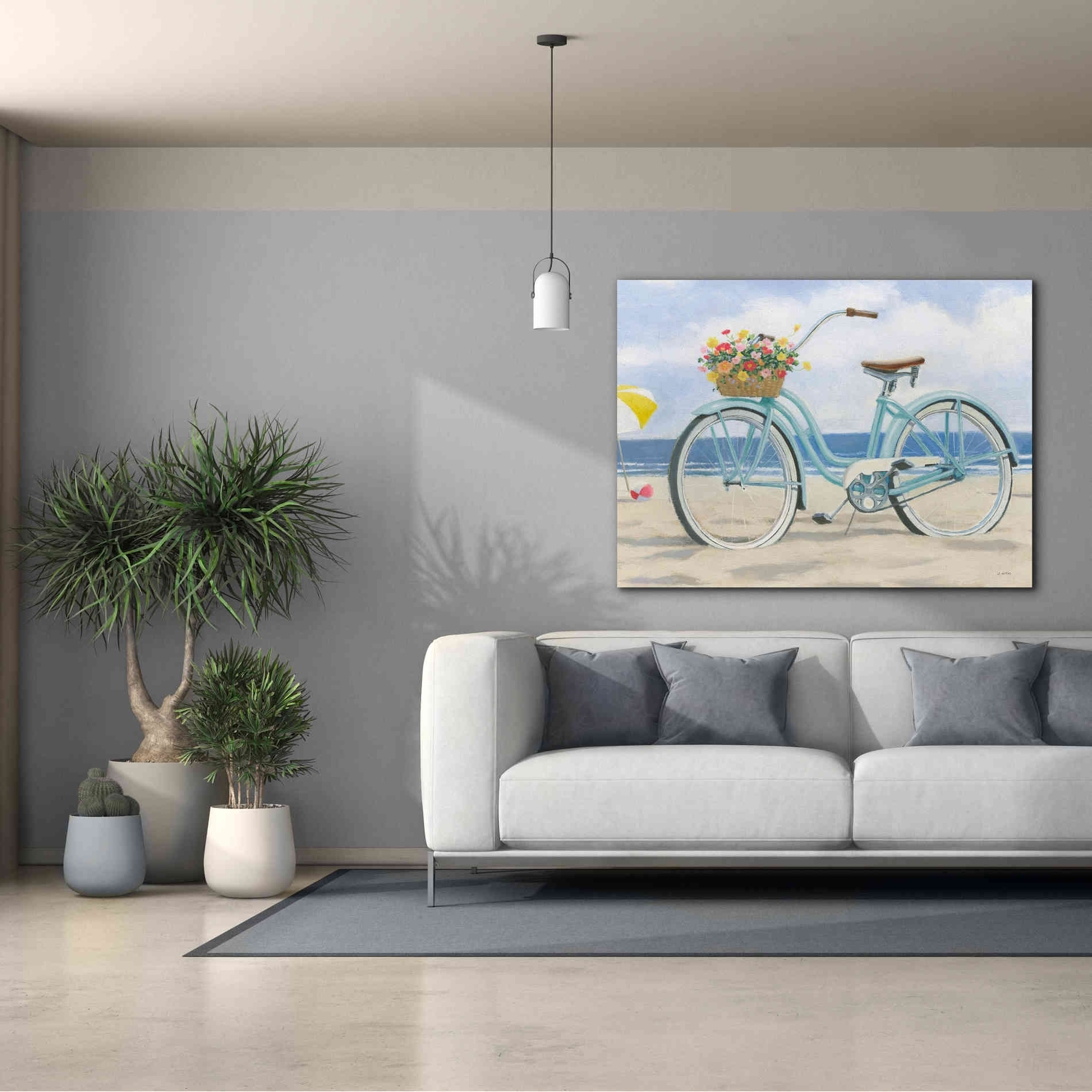 'Beach Time III' by James Wiens, Canvas Wall Art,54 x 40