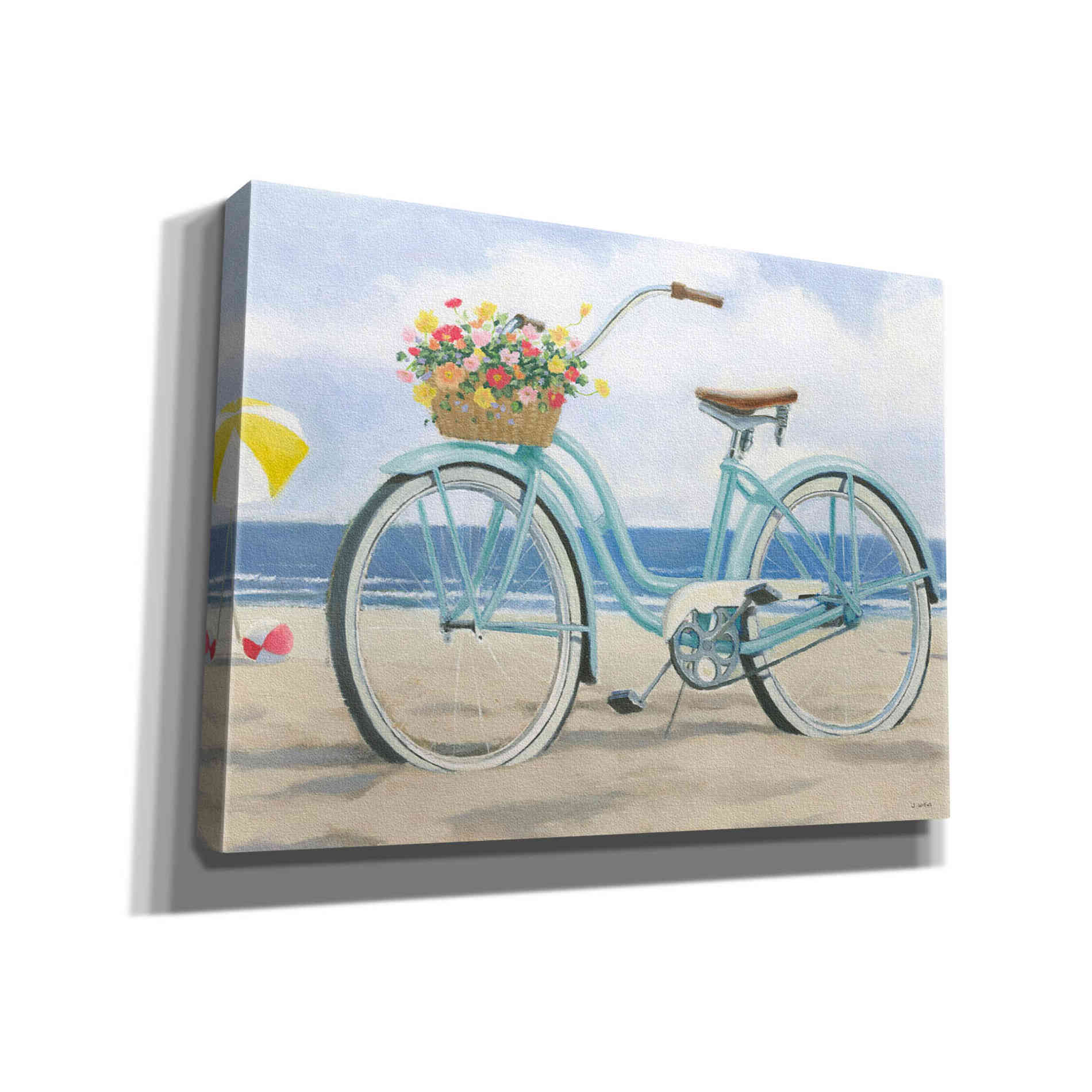 'Beach Time III' by James Wiens, Canvas Wall Art,16x12x1.1x0,24x20x1.1x0,30x26x1.74x0,54x40x1.74x0