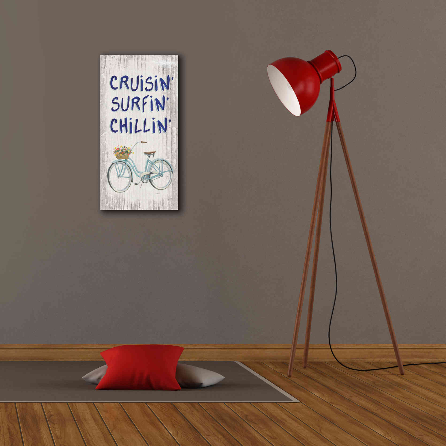 'Beach Time IV' by James Wiens, Canvas Wall Art,12 x 24