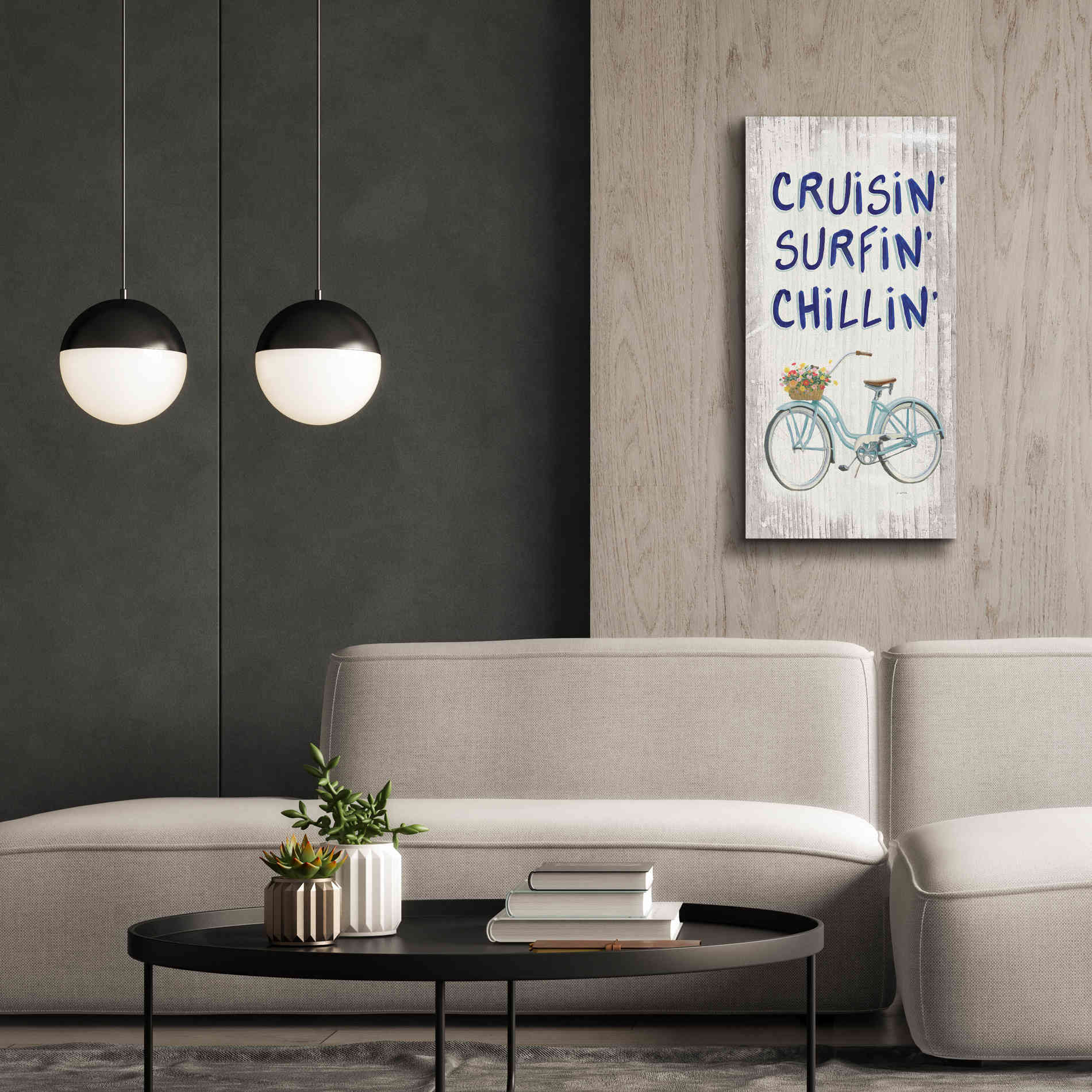 'Beach Time IV' by James Wiens, Canvas Wall Art,20 x 40