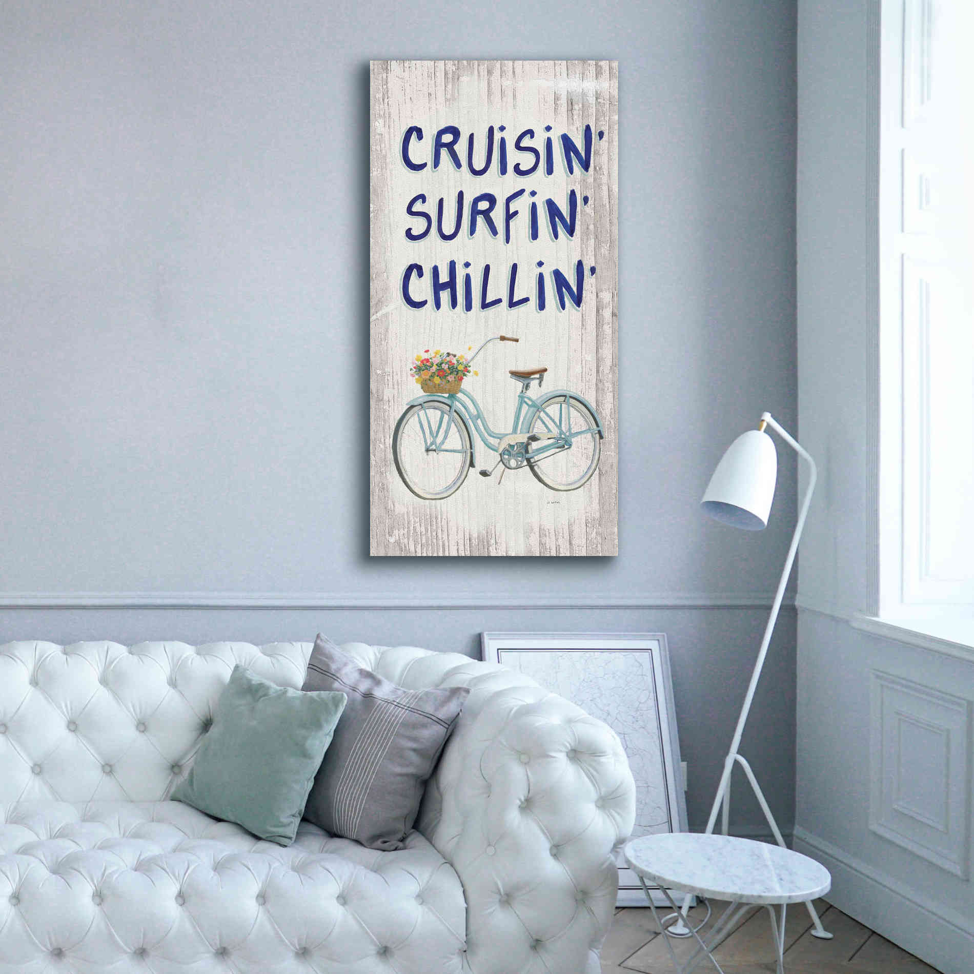 'Beach Time IV' by James Wiens, Canvas Wall Art,30 x 60