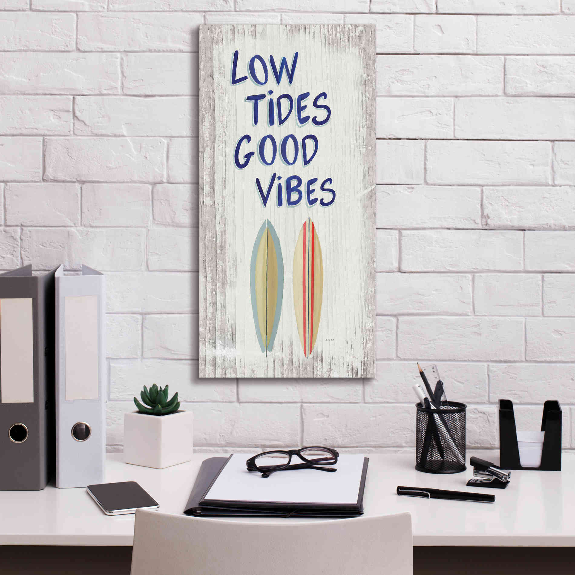 'Beach Time V' by James Wiens, Canvas Wall Art,12 x 24