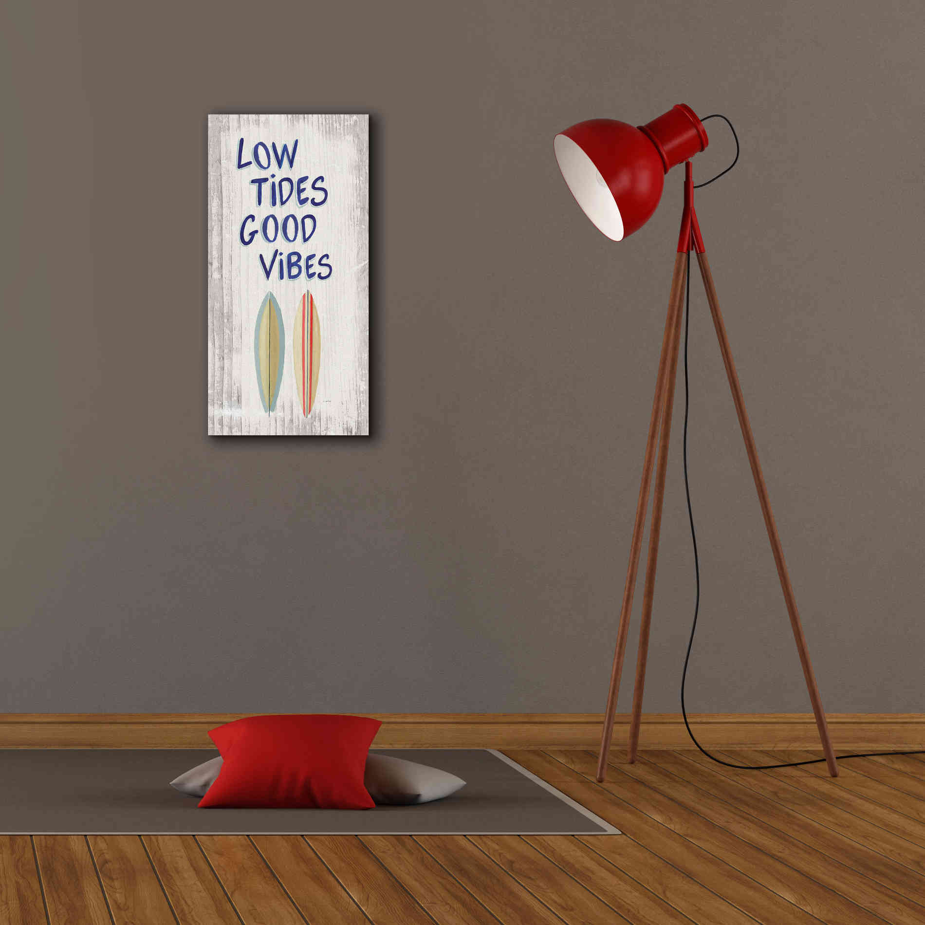 'Beach Time V' by James Wiens, Canvas Wall Art,12 x 24