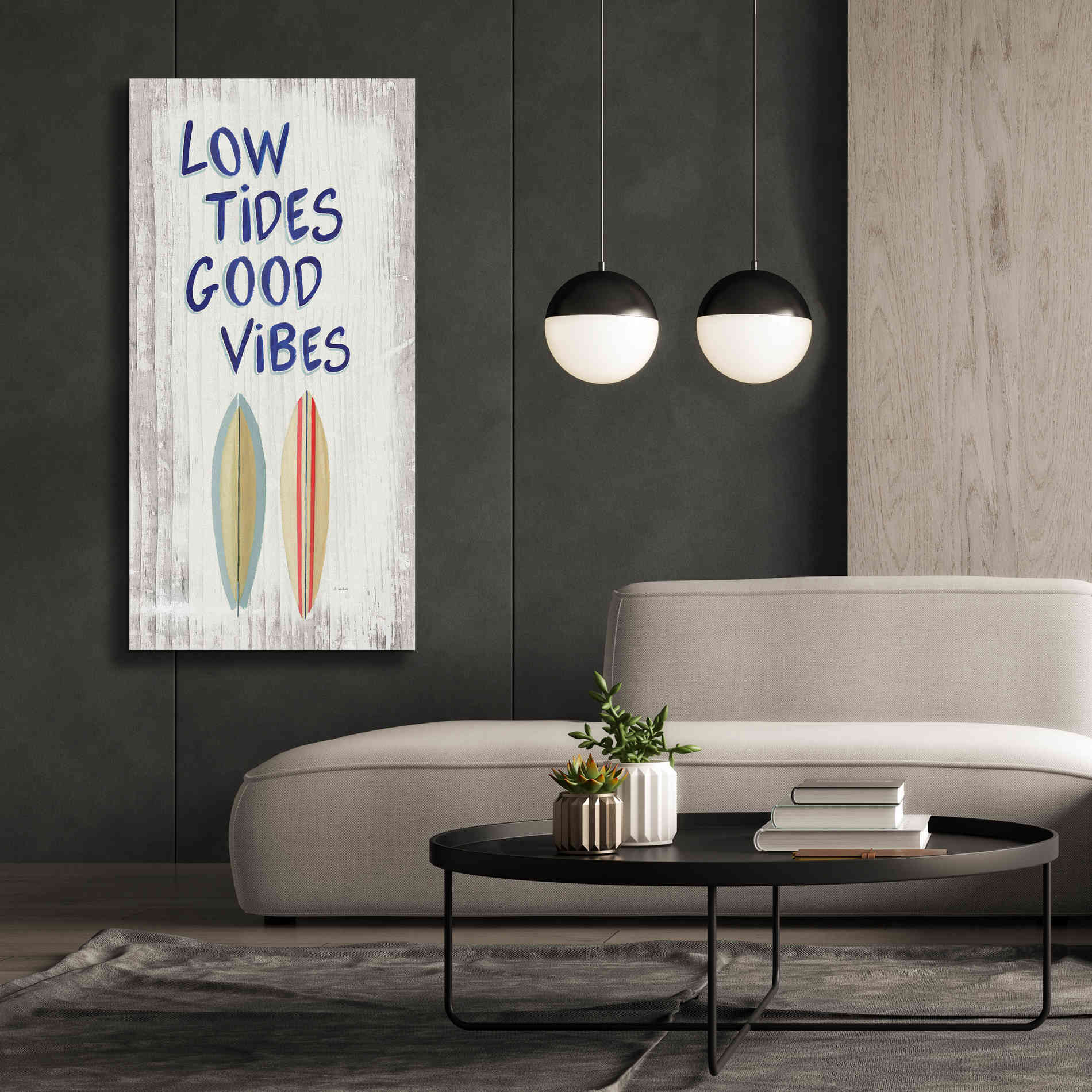 'Beach Time V' by James Wiens, Canvas Wall Art,30 x 60