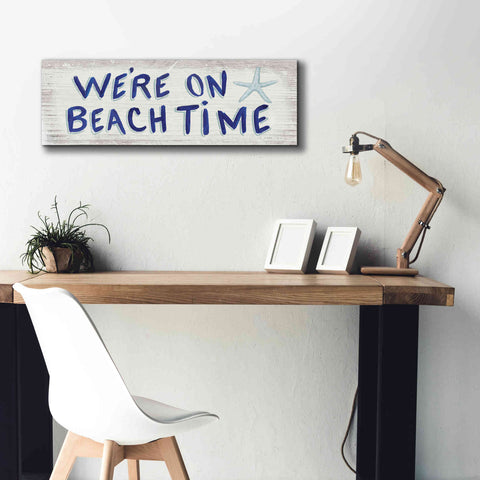 Image of 'Beach Time VI' by James Wiens, Canvas Wall Art,36 x 12