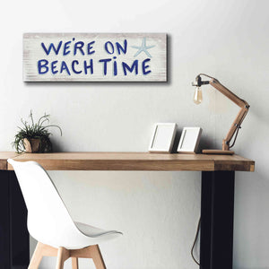 'Beach Time VI' by James Wiens, Canvas Wall Art,36 x 12