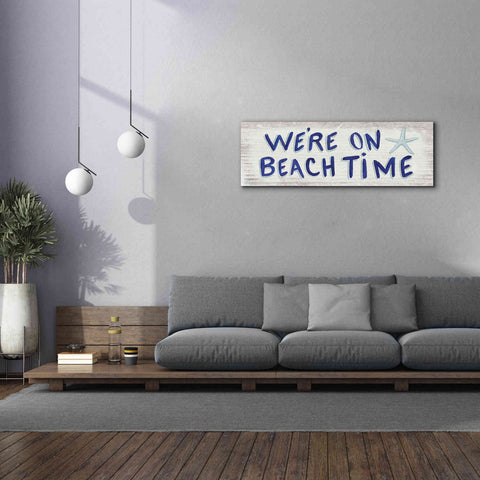 Image of 'Beach Time VI' by James Wiens, Canvas Wall Art,60 x 20