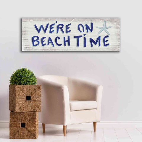 Image of 'Beach Time VI' by James Wiens, Canvas Wall Art,60 x 20