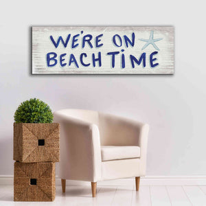 'Beach Time VI' by James Wiens, Canvas Wall Art,60 x 20