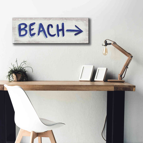 Image of 'Beach Time VII' by James Wiens, Canvas Wall Art,36 x 12