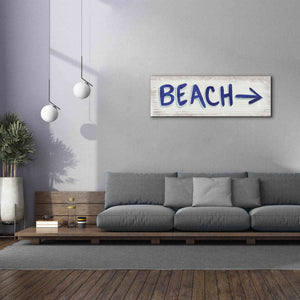 'Beach Time VII' by James Wiens, Canvas Wall Art,60 x 20