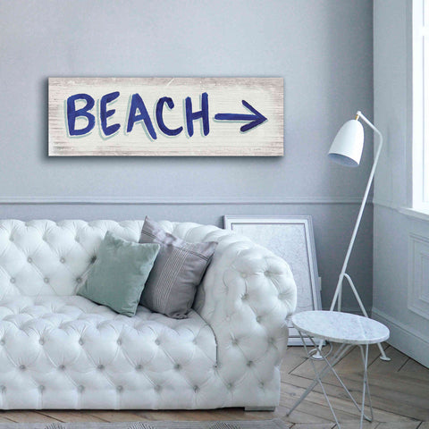 Image of 'Beach Time VII' by James Wiens, Canvas Wall Art,60 x 20
