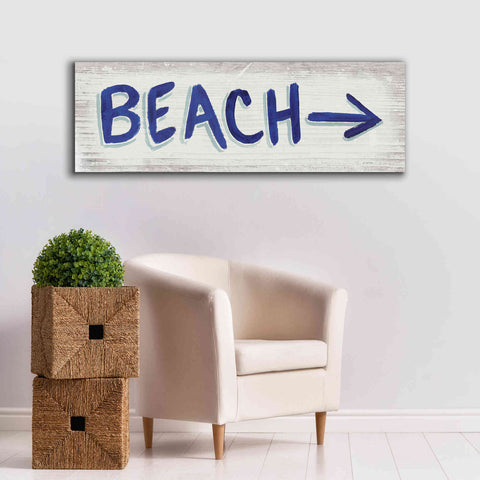 Image of 'Beach Time VII' by James Wiens, Canvas Wall Art,60 x 20